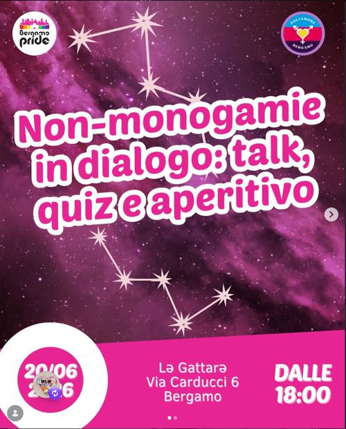Non-monogamie in dialogo: talk, quiz e aperitivo