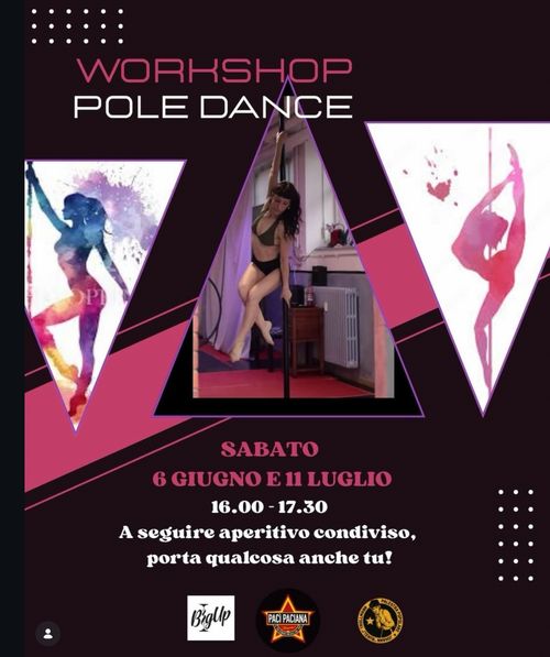 ALLENAMENTO DI POLE DANCE APERTO A TUTT*