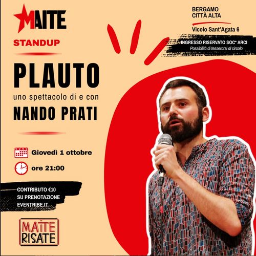 "Plauto" con Nando Prati