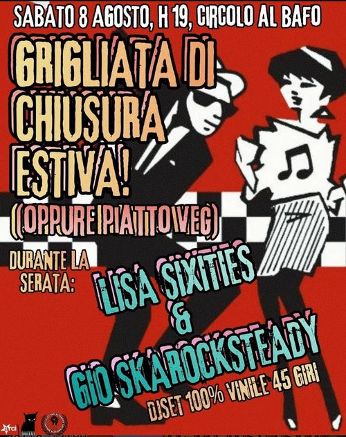 Grigliata di chiusura estiva (oppure piatto veg)