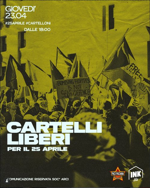 Cartelli liberi per il 25 Aprile