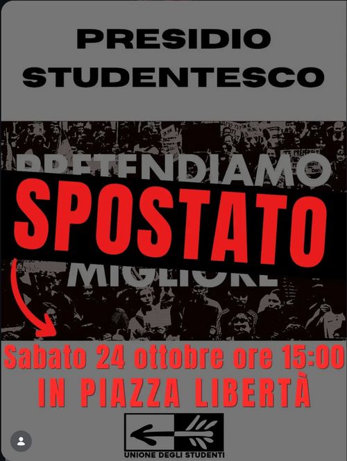 Presidio srtudentesco - Pretendiamo una scuola migliore