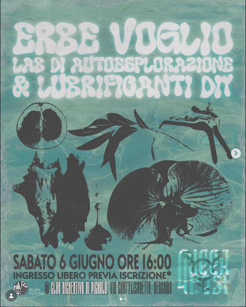 LAB di autoesplorazione e lubrificanti diy - ERBE VOGLIO