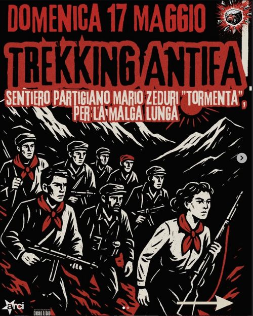 Trekking Antifa! - Sentiero partigiano Mario Zeduri "Tormenta", per la Malga Lunga