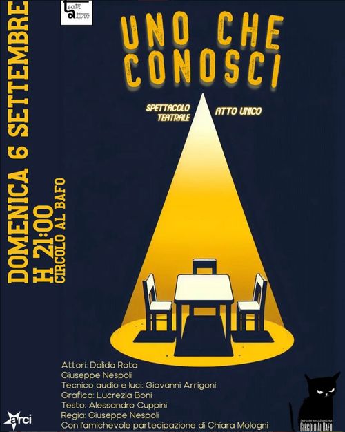 Spettacolo teatrale "Uno che conosci"