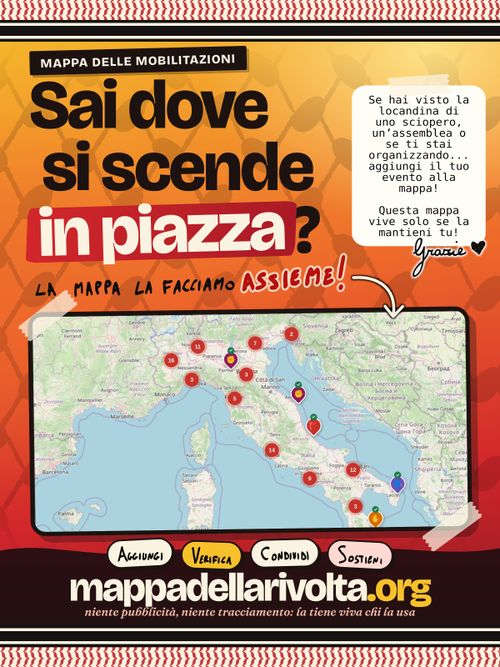 CALL: Sai dove si scende in piazza? La mappa la facciamo assieme!