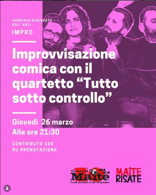 Improvvisazione comica con il quartetto "Tutto sotto controllo"