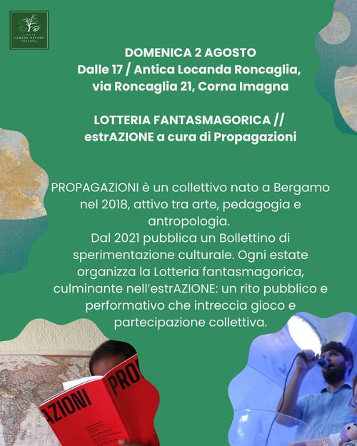 LOTTERIA FANTASMAGORICA - estrAZIONE a cura di Propagazioni