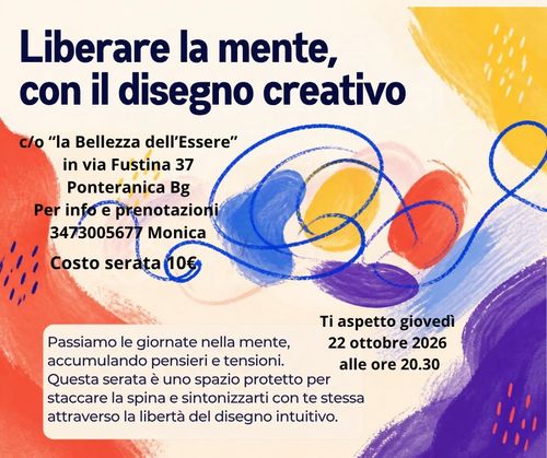 Serata per liberare la mente con il disegno creativo