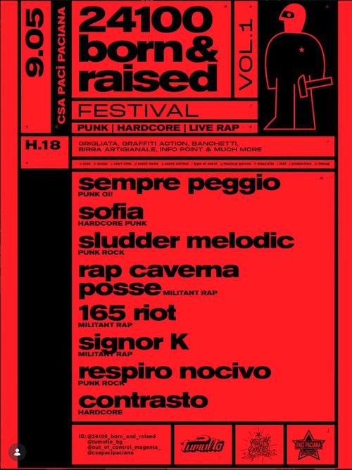 24100 Born & Raised - Festival Punk | Hardcore | Live Rap