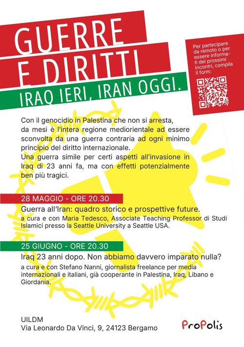 Guerre e diritti. Iraq ieri, Iran oggi.