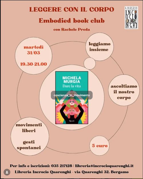 Leggere con il corpo - Embodied book club