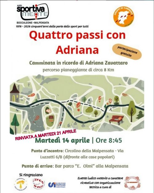 Quattro passi con Adriana