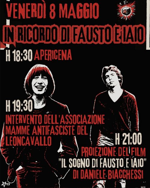 In ricordo di Fausto e Iaio