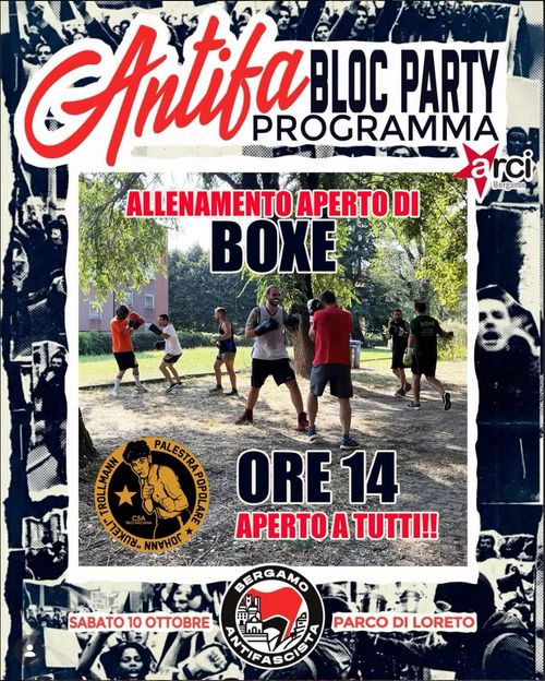 Allenamento aperto di boxe - Antifa bloc party vol. 2