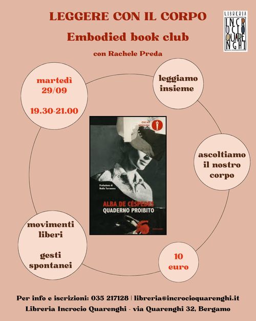 LEGGERE CON IL CORPO - EMBODIED BOOK CLUB