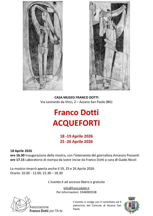 Mostra "Franco Dotti -  Acqueforti "